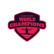 Gymnastic World Champions logo template