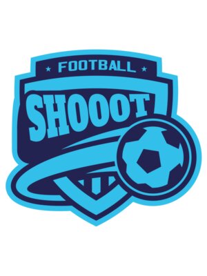 Shoot Football logo template